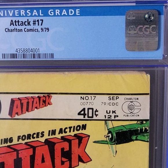 GRADED AND SEALED, RARE, VINTAGE 1979 ATTACK COMIC BOOK, ISSUE #17!!! - Picture 3 of 6